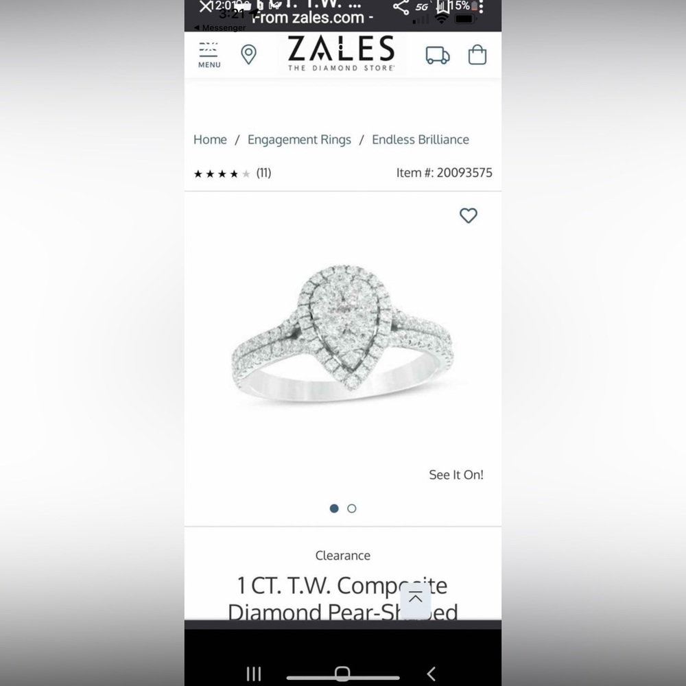 1 ct tw 14k gold diamond ring